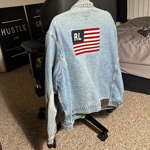 Real polo Ralph Lauren jean jacket from early 90’s, size XL